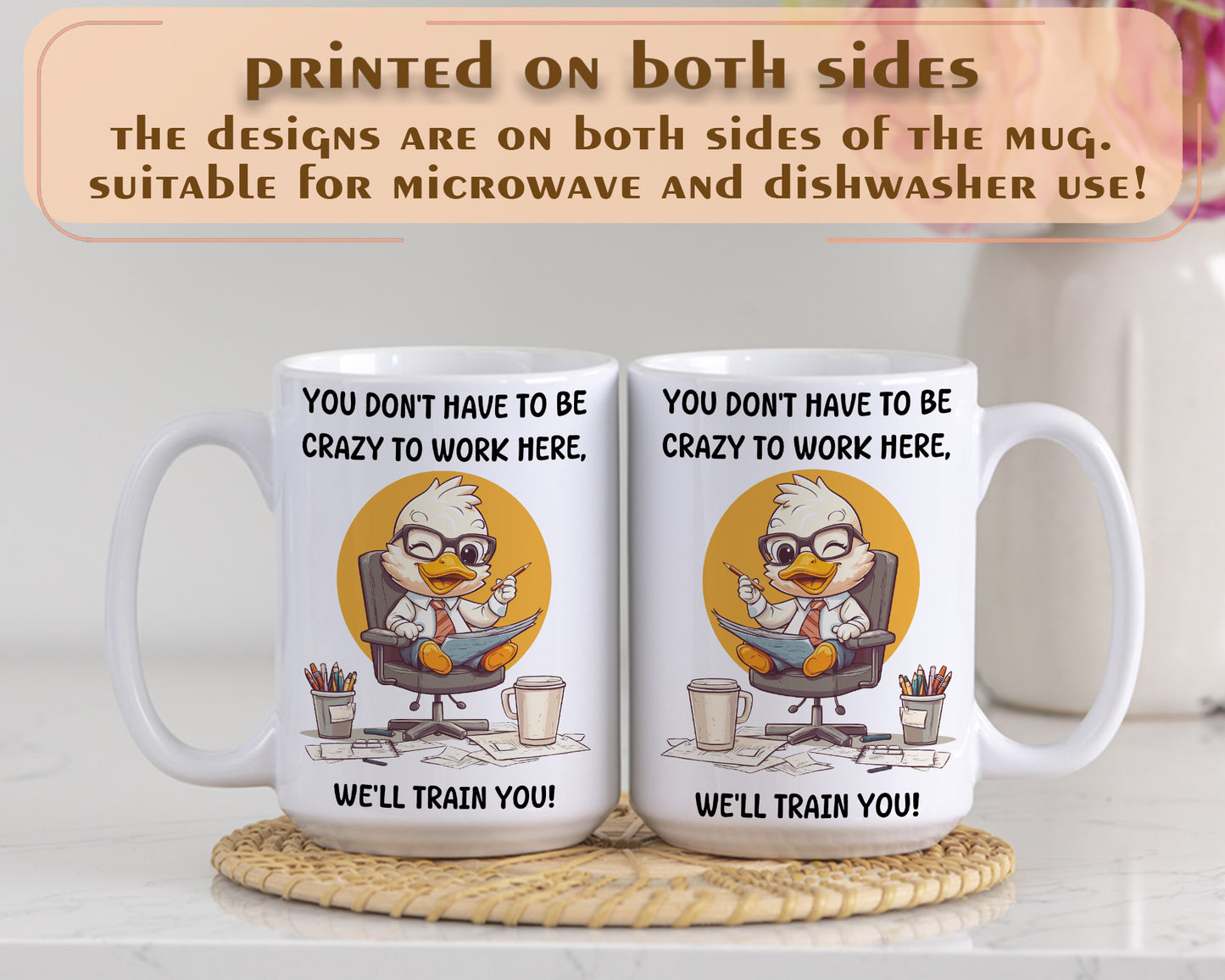 Stay Sane, Get Trained – Funny Teacher Coffee Mug Gift