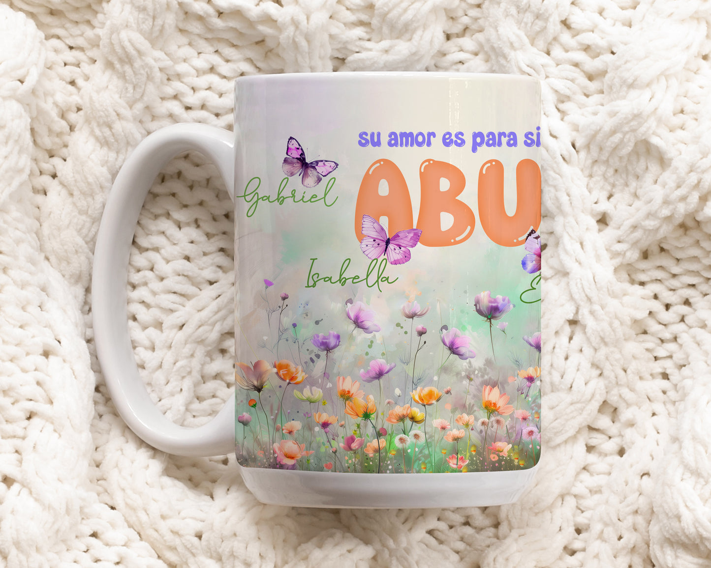 Abuela Coffee Mug, Perfect Gift for Spanish Grandma, Latina Grandmother