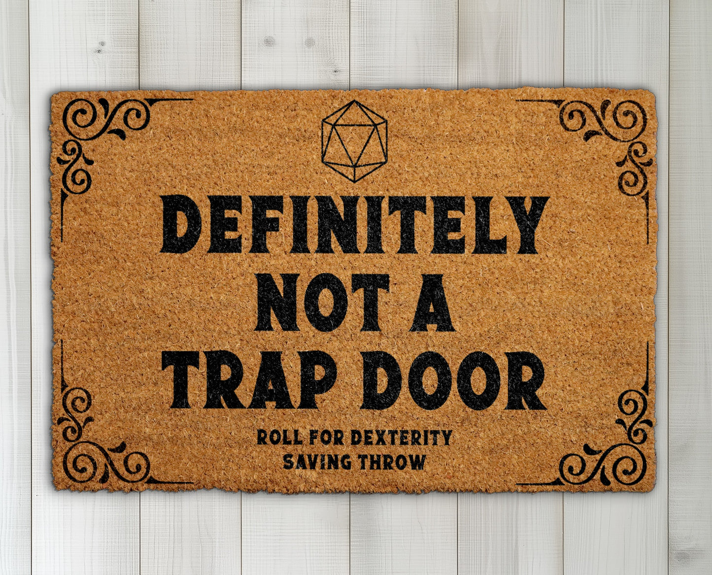 Level Up Your Entryway with a Funny D&D Welcome Mat