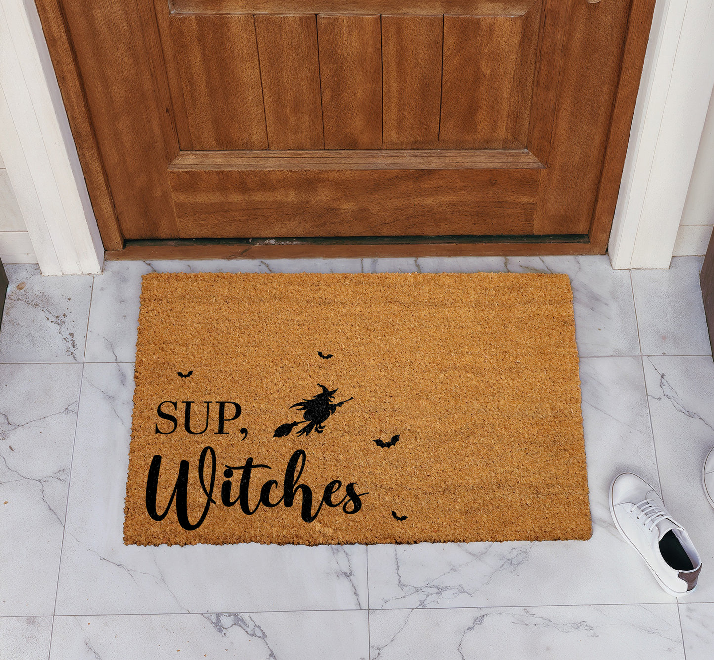 Welcome Fall with Spooky Season Doormat, Perfect Halloween Housewarming Gift
