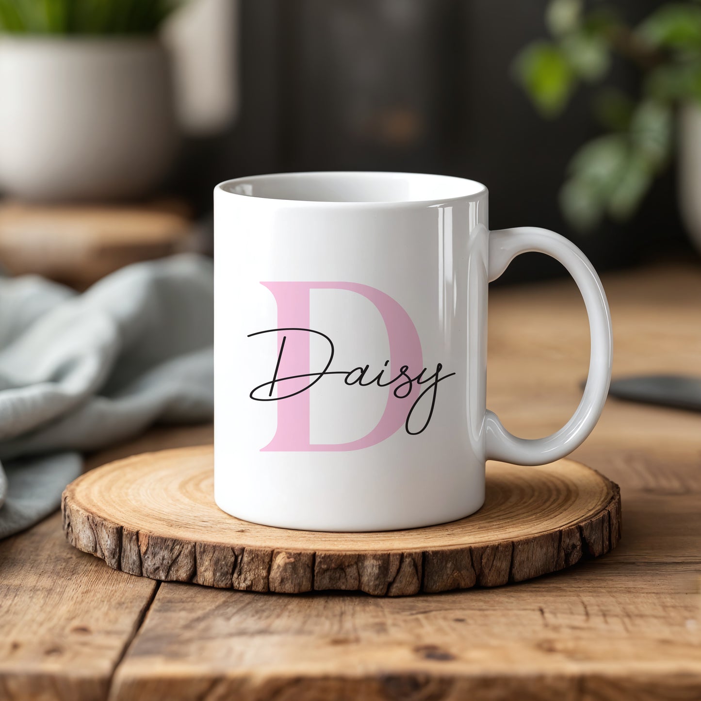 Handcrafted Ceramic Mug, Personalized Tea Cup β Custom Gift for Him/Her