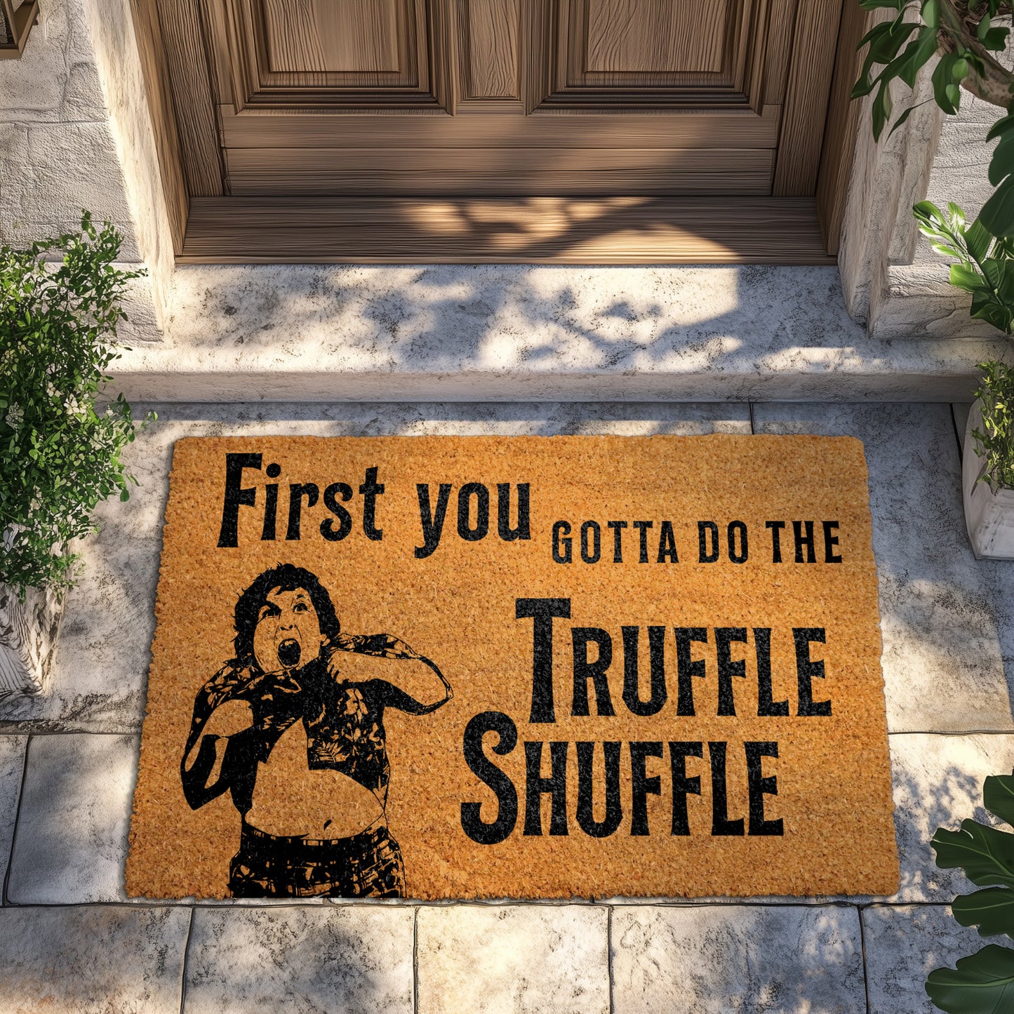 Geeky 80s Movie Quote Doormat, Fun Housewarming Gift for Movie Lovers
