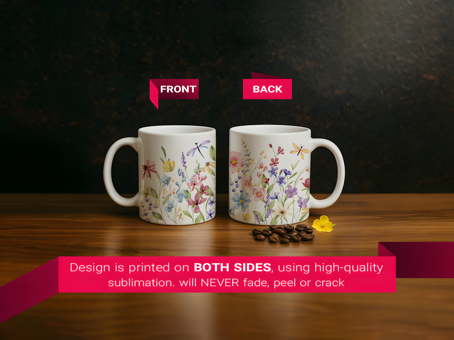 Personalizable Pooh & Friends Xmas Mug, The Most Wonderful Coffee