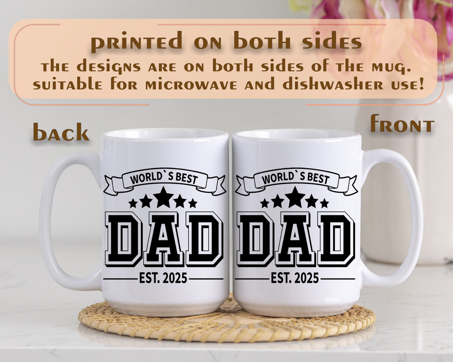 Celebrate Dad with the Best Ever Mug: Custom Ceramic Cup