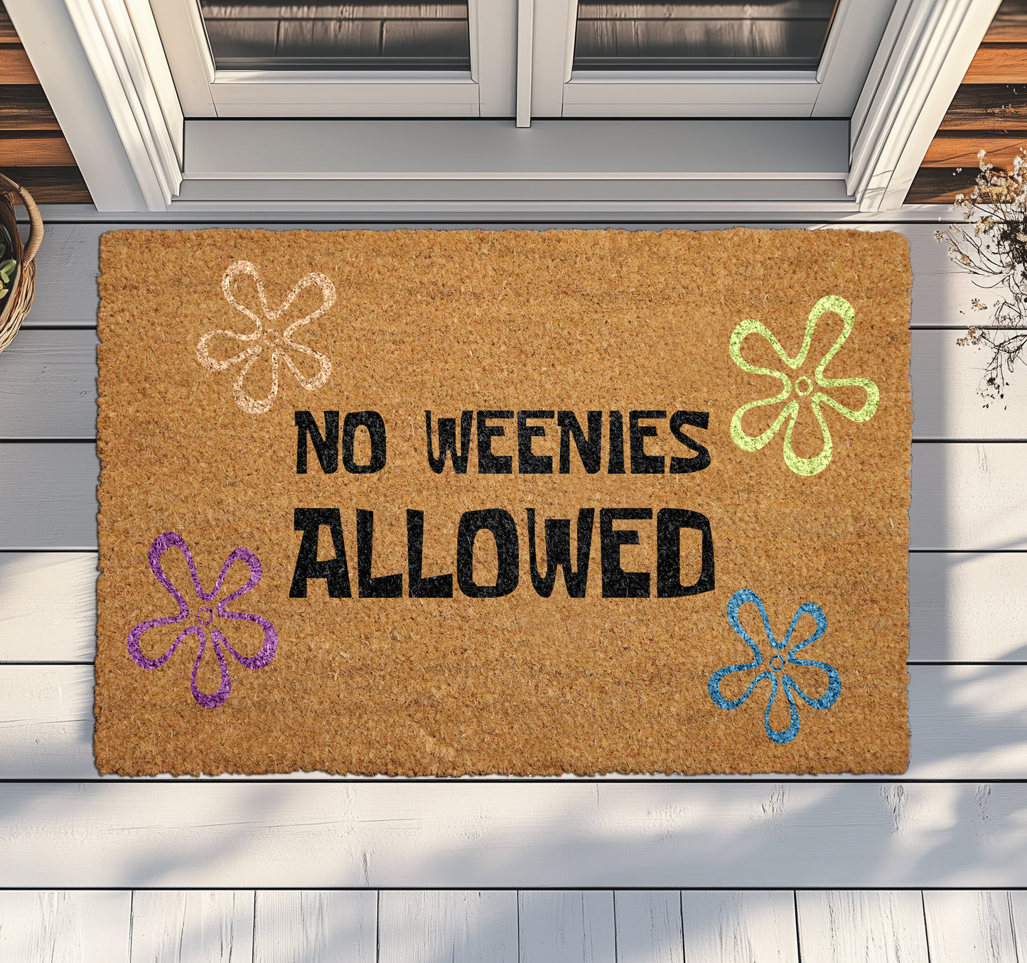 Sarcastic Outdoor Coir Mat, Playful Home Decor, Funny Welcome Mat