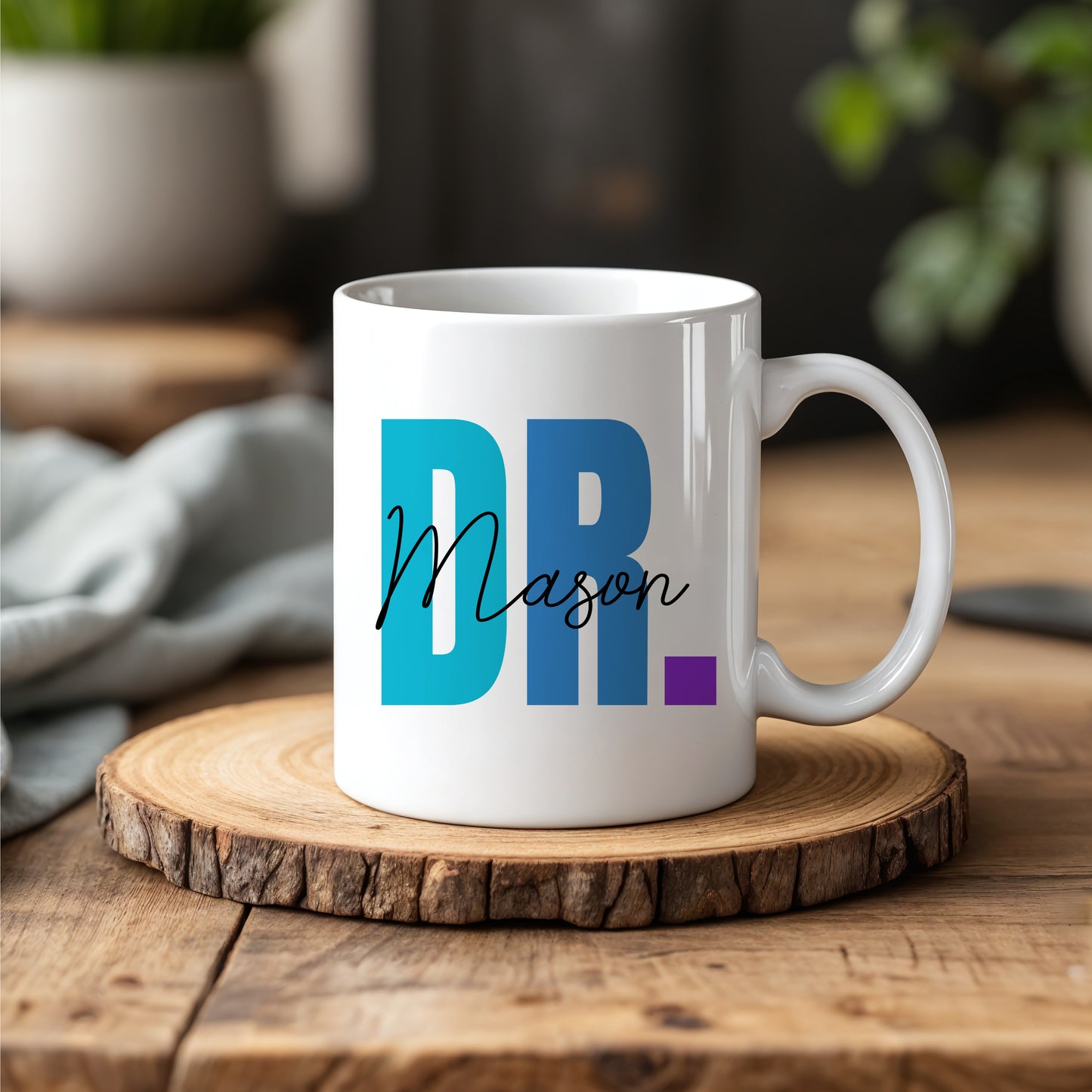 Custom Dr. Coffee Mug - Personalized Medical Professional Gift, Graduation Tea Cup