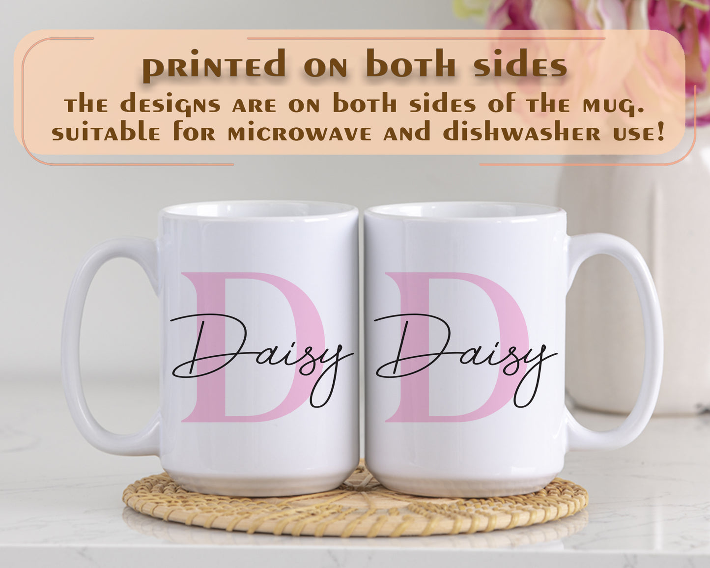 Handcrafted Ceramic Mug, Personalized Tea Cup β Custom Gift for Him/Her