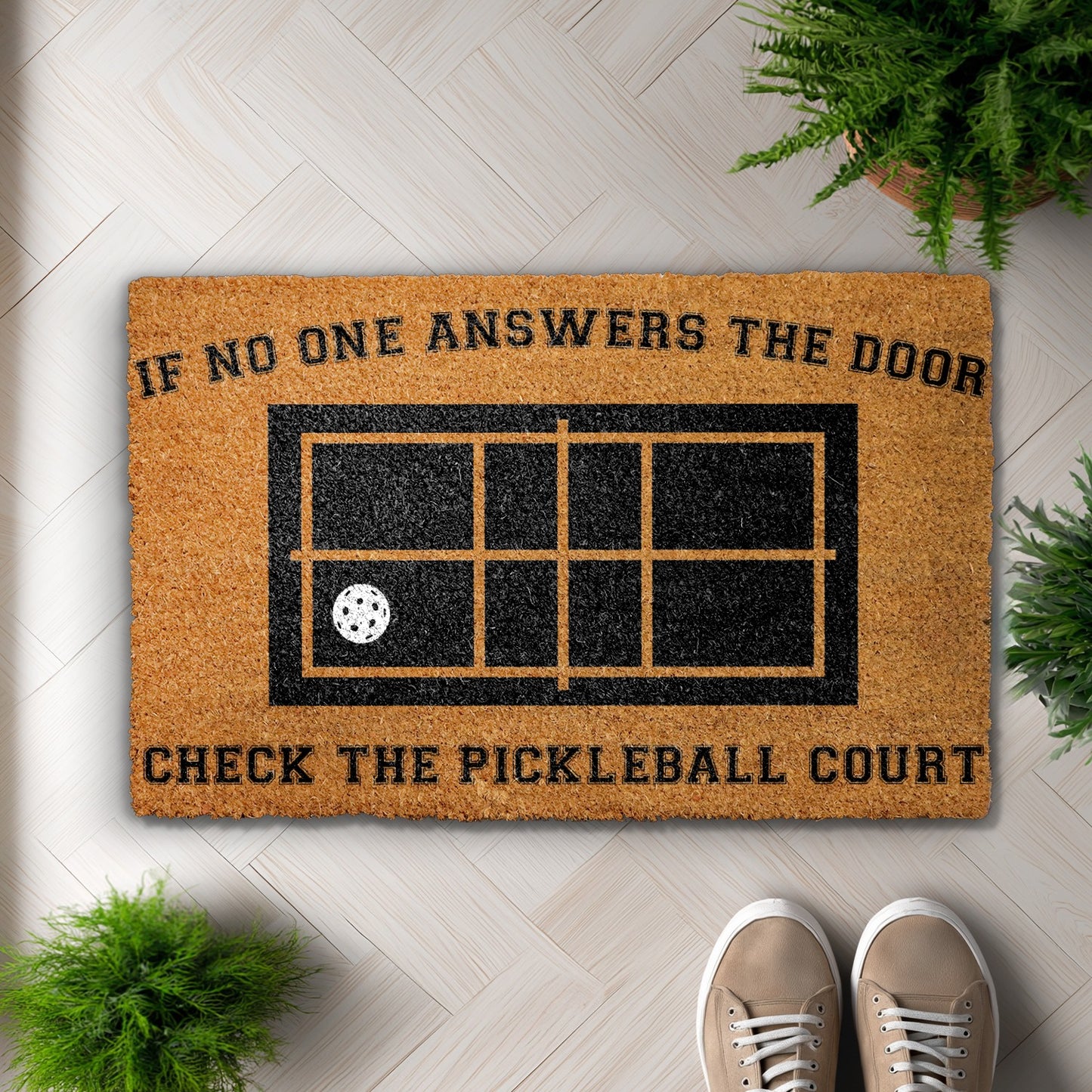 Welcome Pickleball Players! Check Out Our Court Doormat Today.