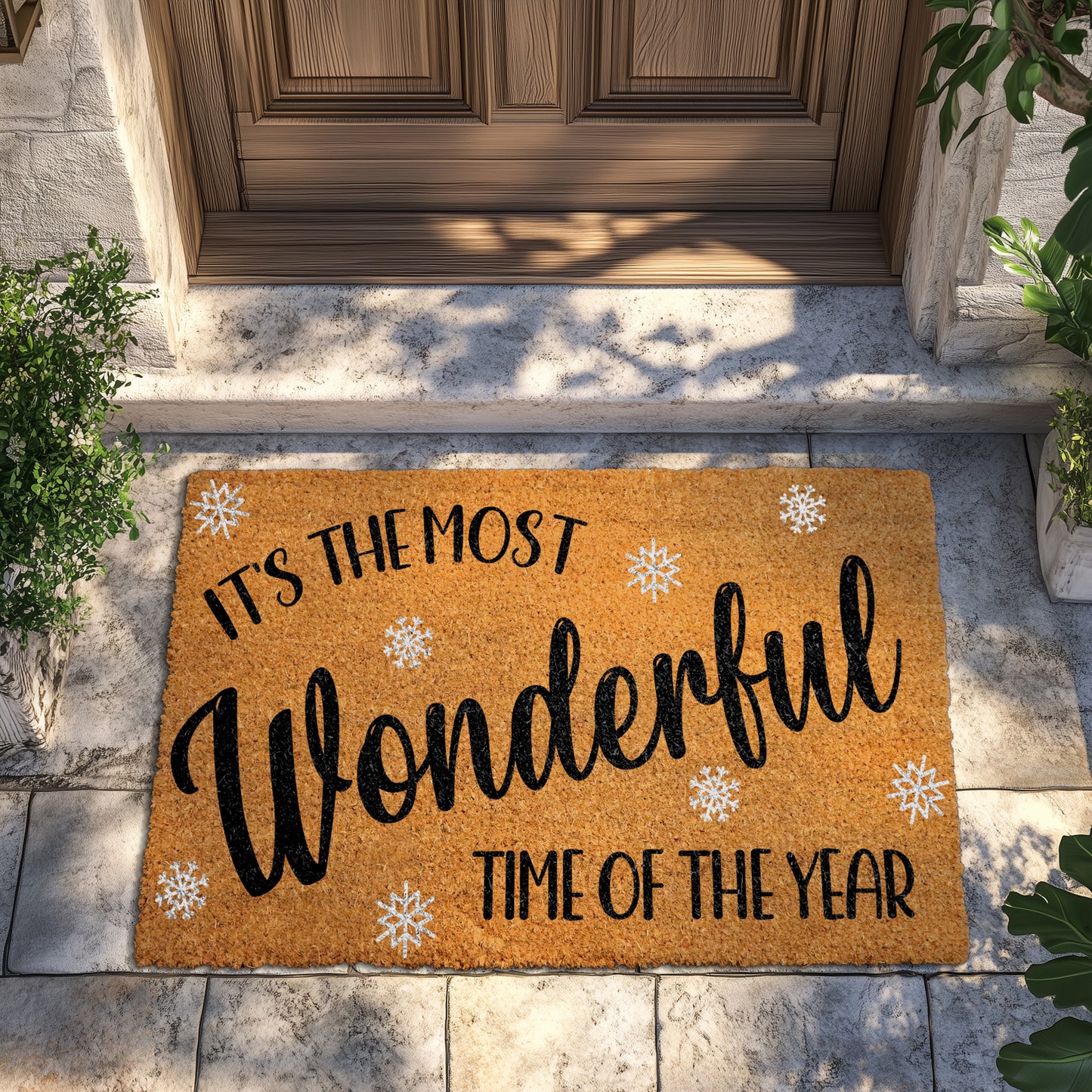 Welcome the Holidays with Festive Christmas Doormat, Perfect Gift Idea