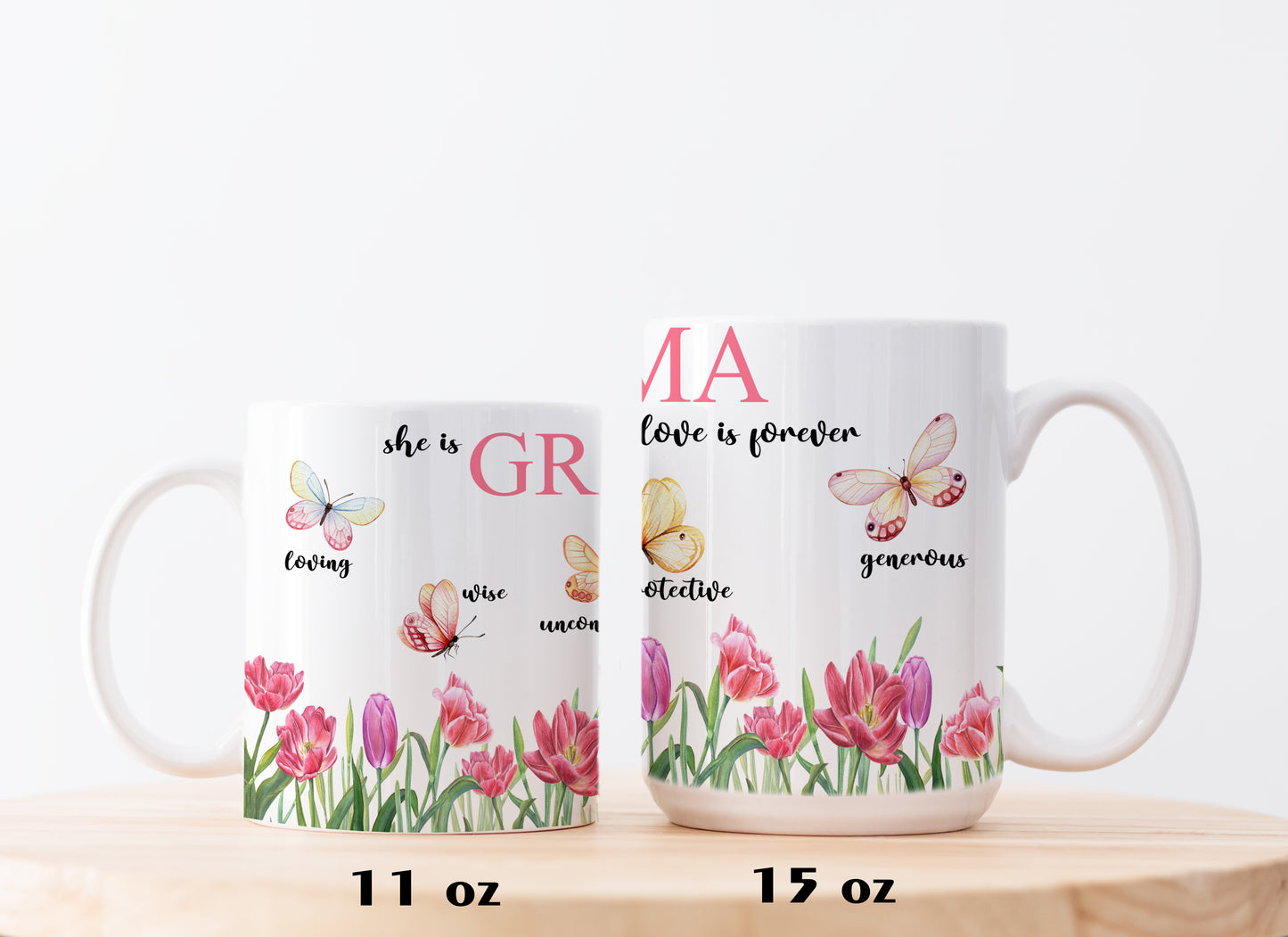 Cherished Grandma Mug, Grandmother's Heartfelt Gift From Grandkids