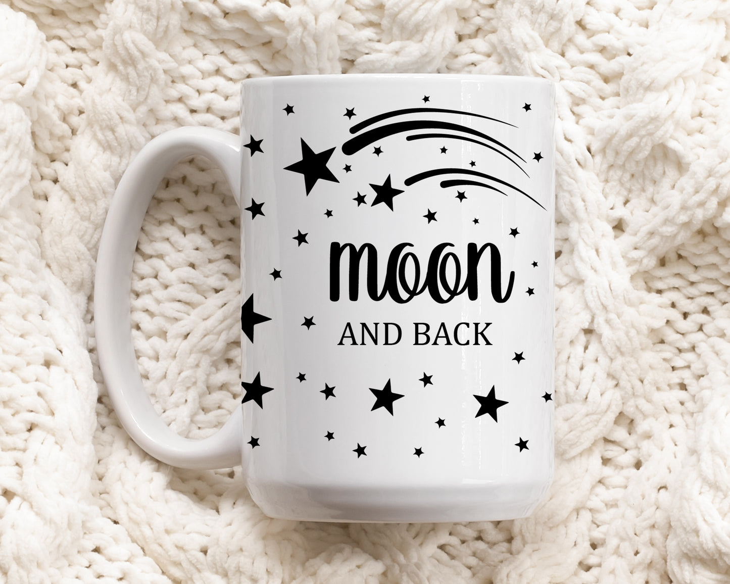 Celestial Lovers Ceramic Mug, Valentine's Day Gift for Husband and Wife