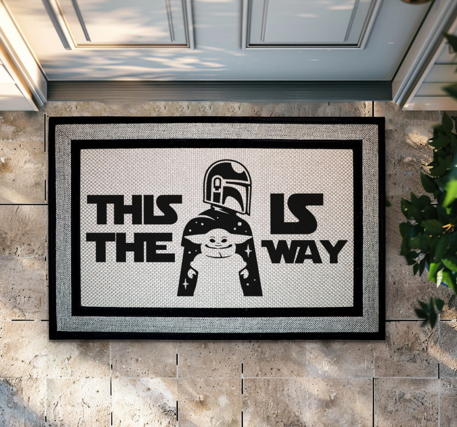 Elevate Your Entryway with Our Star Wars-Inspired Welcome Mat