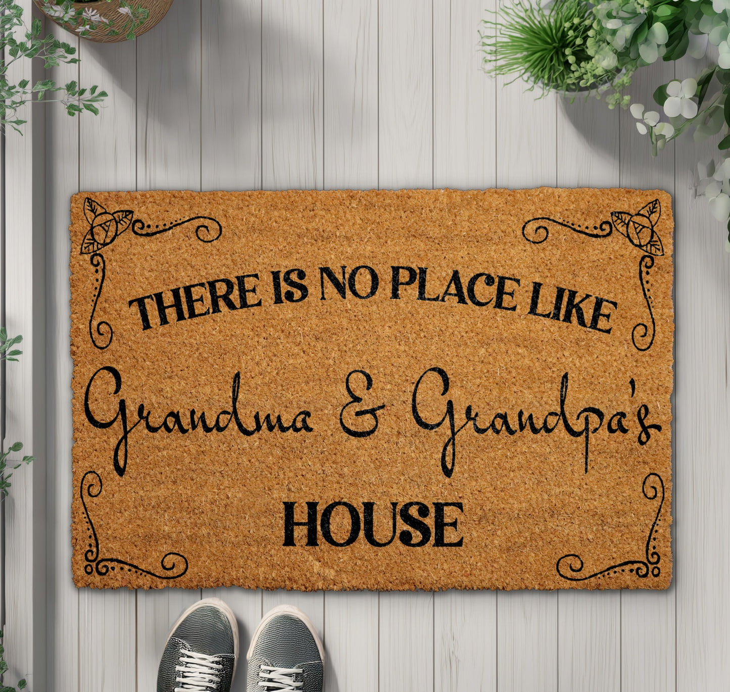 Grandparents Welcome Mat: Cozy Home Decor Gift for Nana & Papa