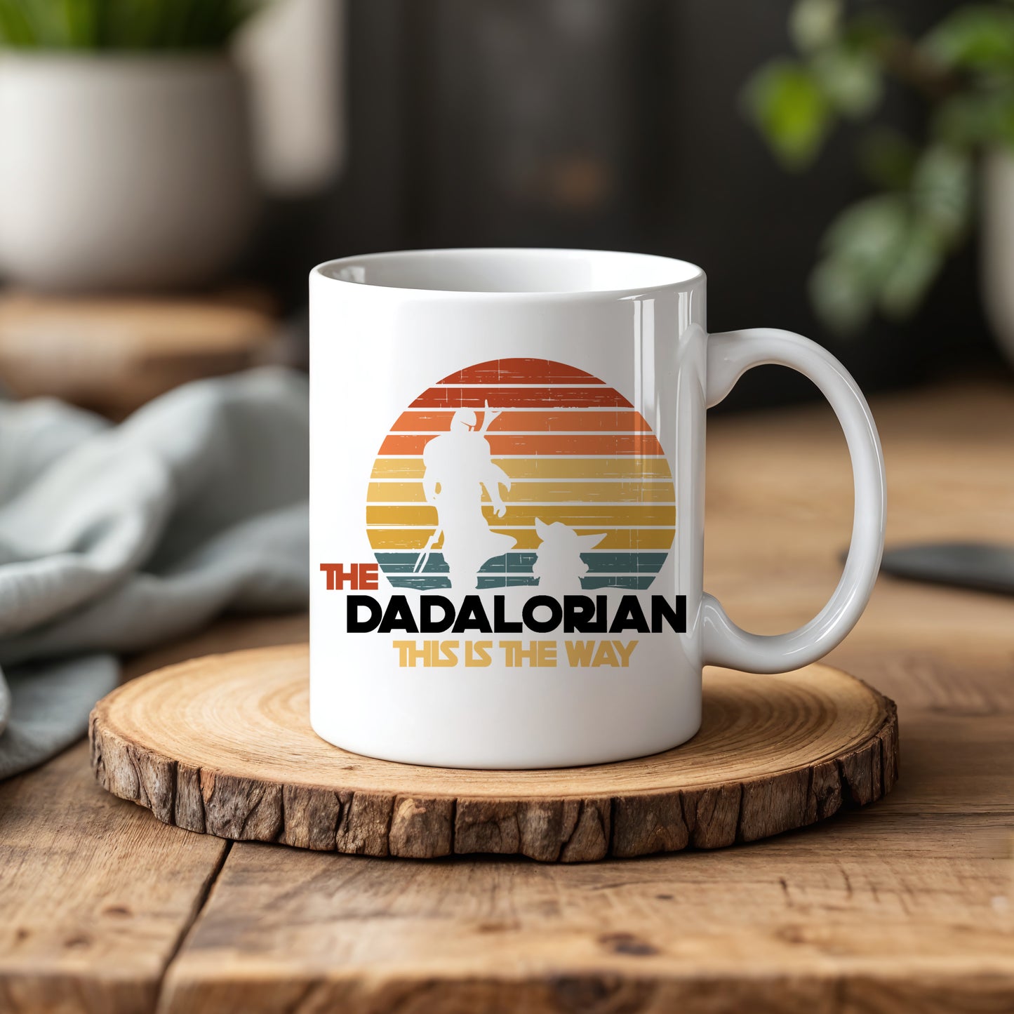 Galactic Dadalorian Mug, Perfect Gift for Star Wars Father's Day