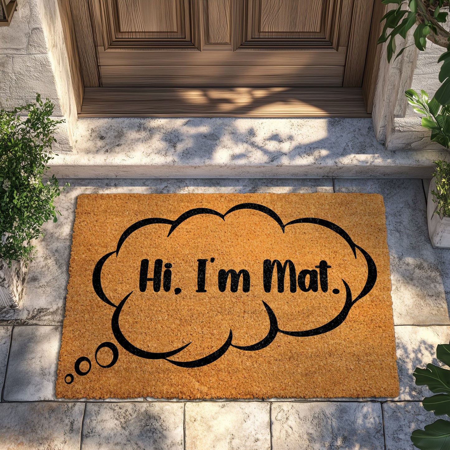 Hi, I'M Mat Doormat: Quirky, Funny Welcome for Your Home