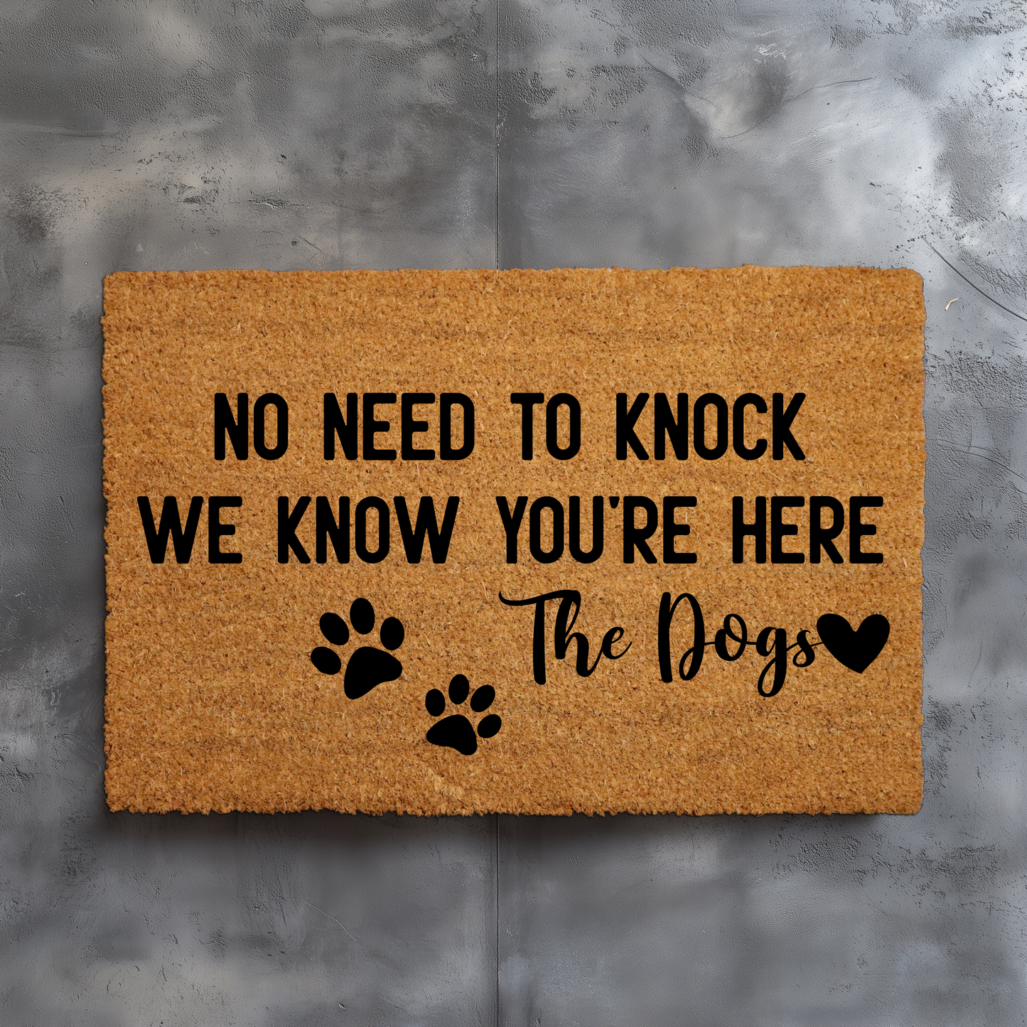 Welcome Guests with Dog Lover Doormat, Patio Essential, Farmhouse Charm