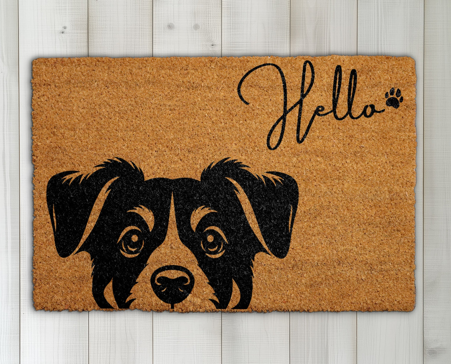 Cute Dog Welcome Mat, Perfect Housewarming Gift for Dog Lovers