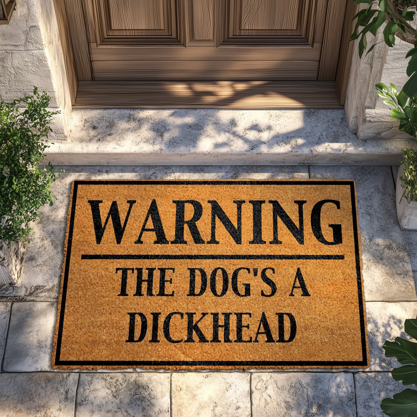 Naughty Dog Lover, Welcome Home with Humorous Doormat