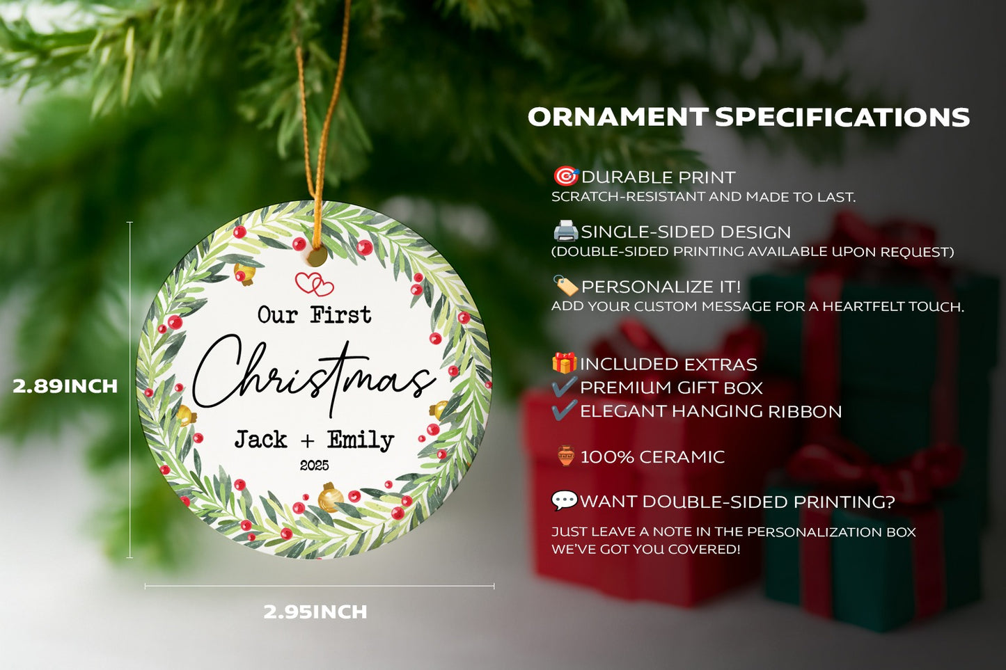 Vibrant Mistletoe Ornament: Best Teacher Ever Keepsake, Classroom Decoration