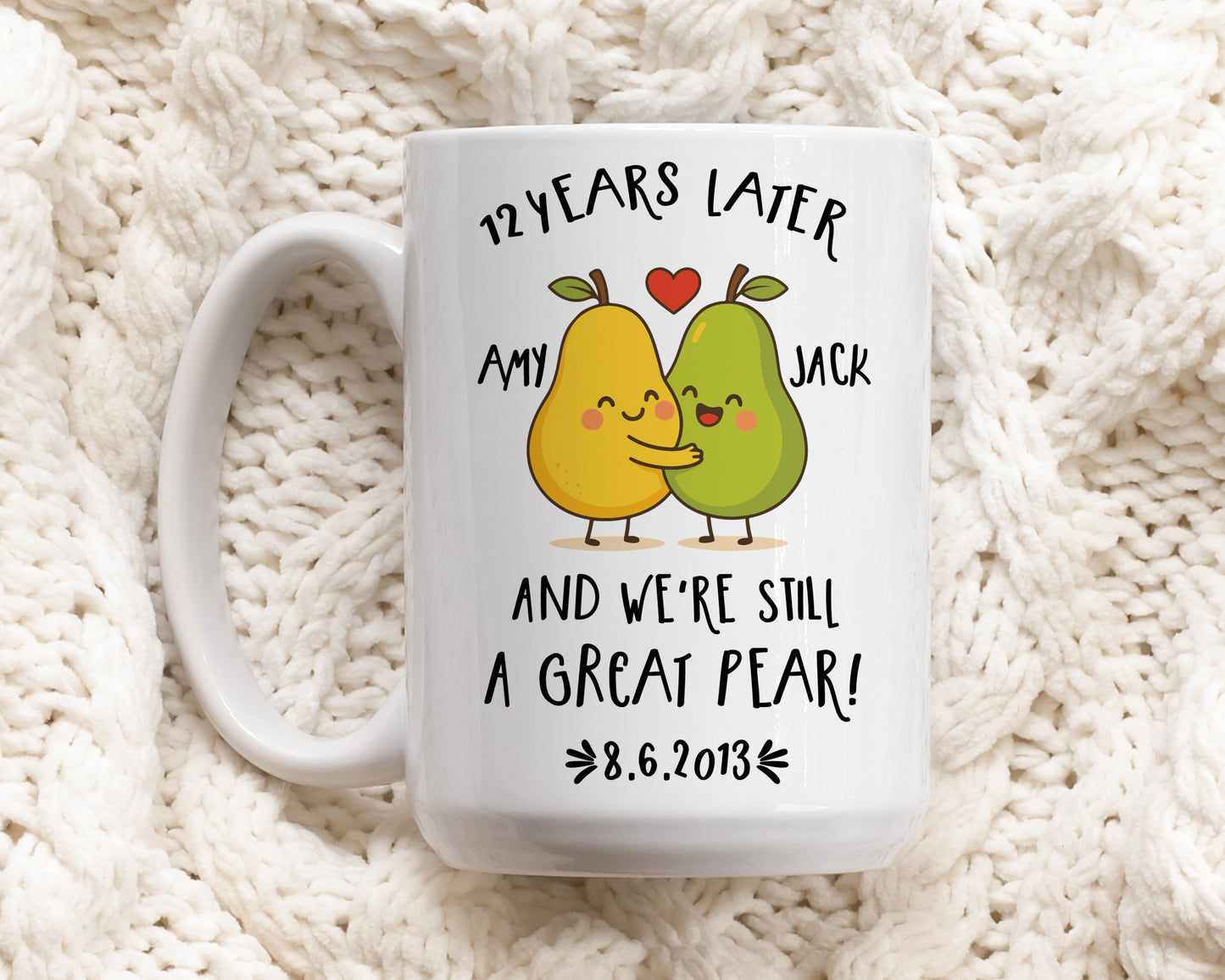 2025 Personalized Couple Mug, Still A Great Pear Tea Cup