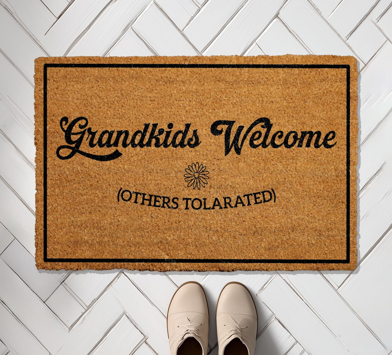 Make them smile at the doorstep, with our doormat.