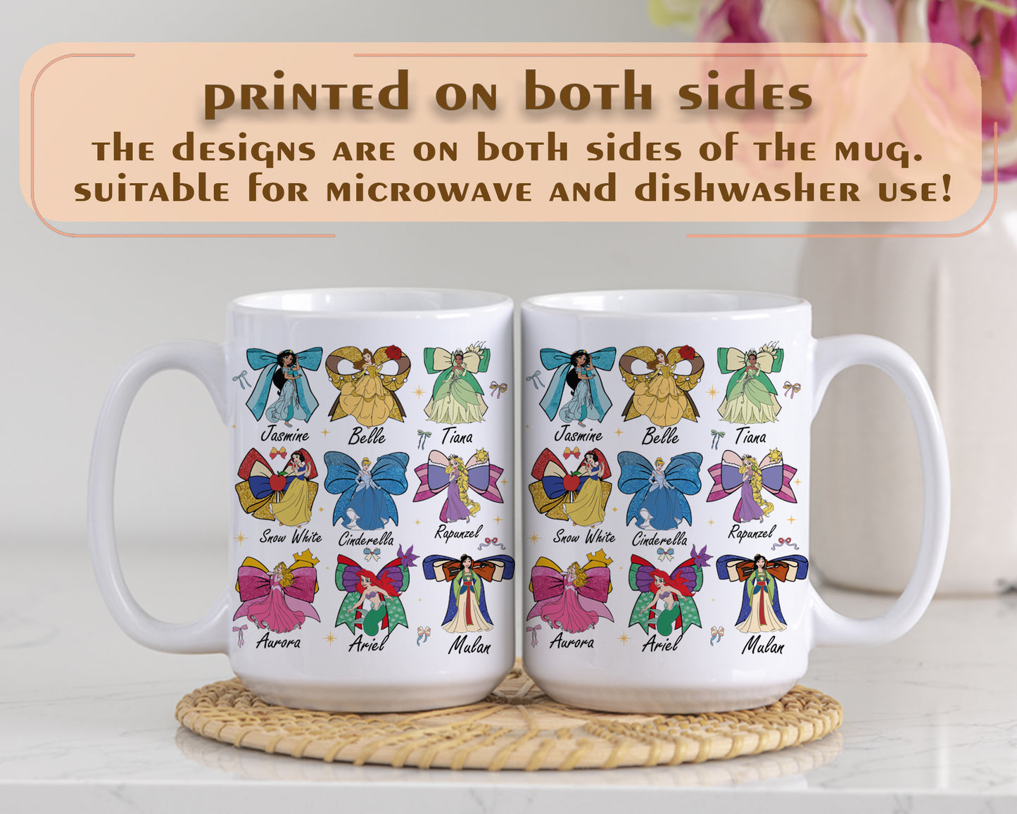 Disney Princess Tumbler, 20 Oz Stainless Steel Cup, Ideal Gift