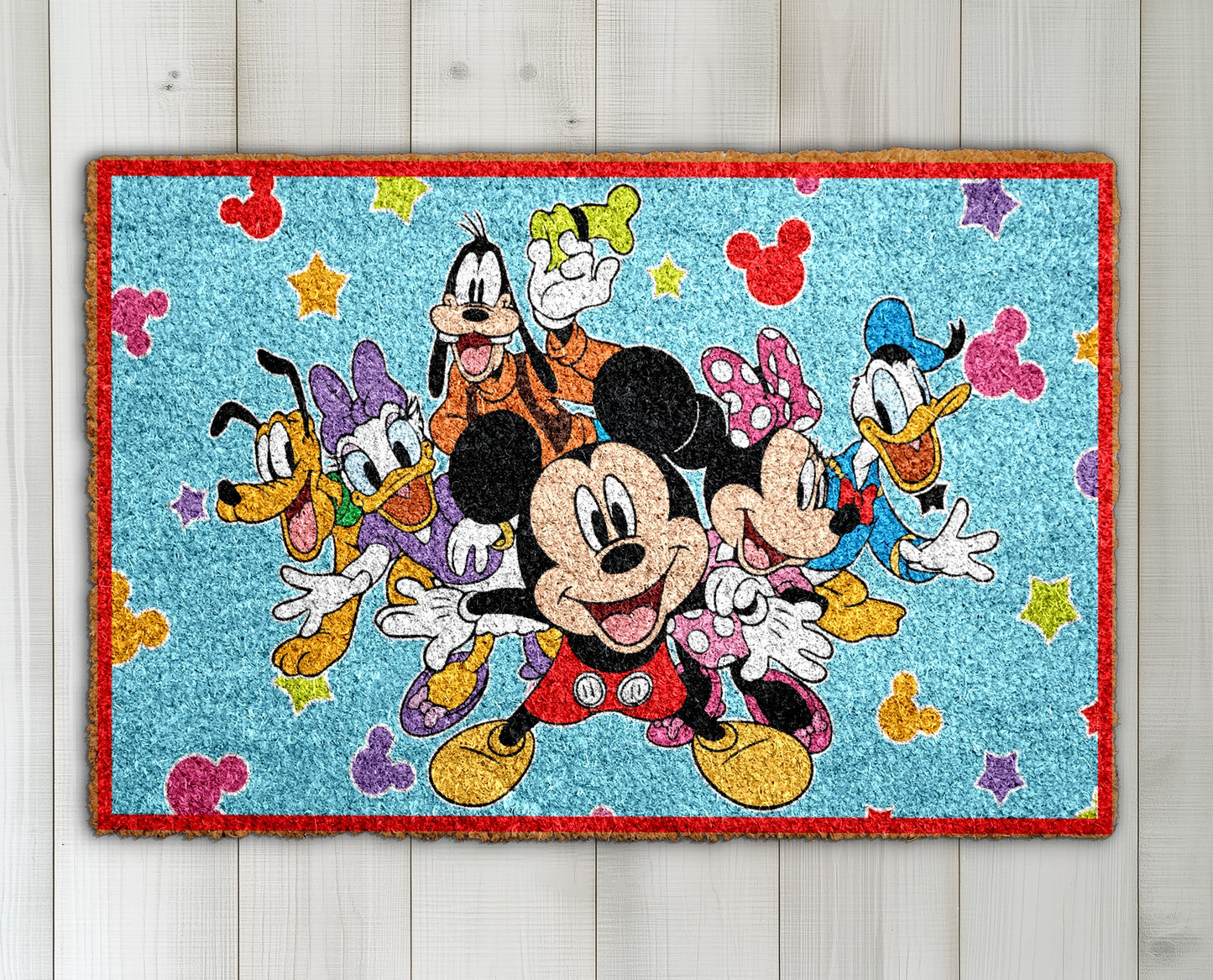 Disney Funny Welcome Mat: Mickey & Friends, Cute Home Decor