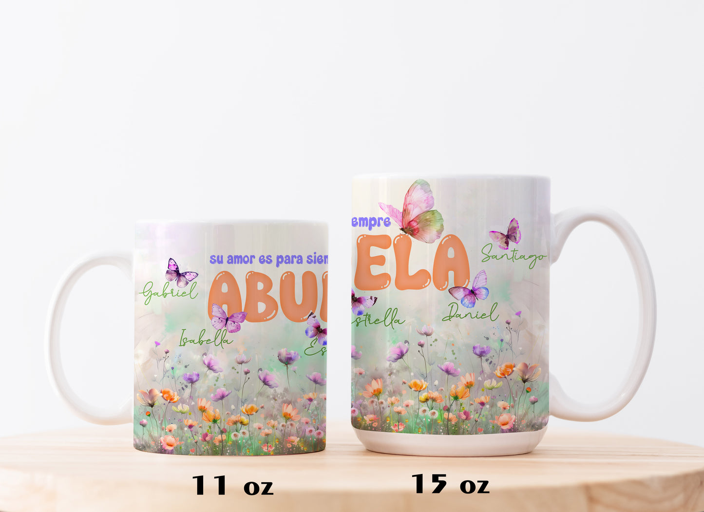 Abuela Coffee Mug, Perfect Gift for Spanish Grandma, Latina Grandmother
