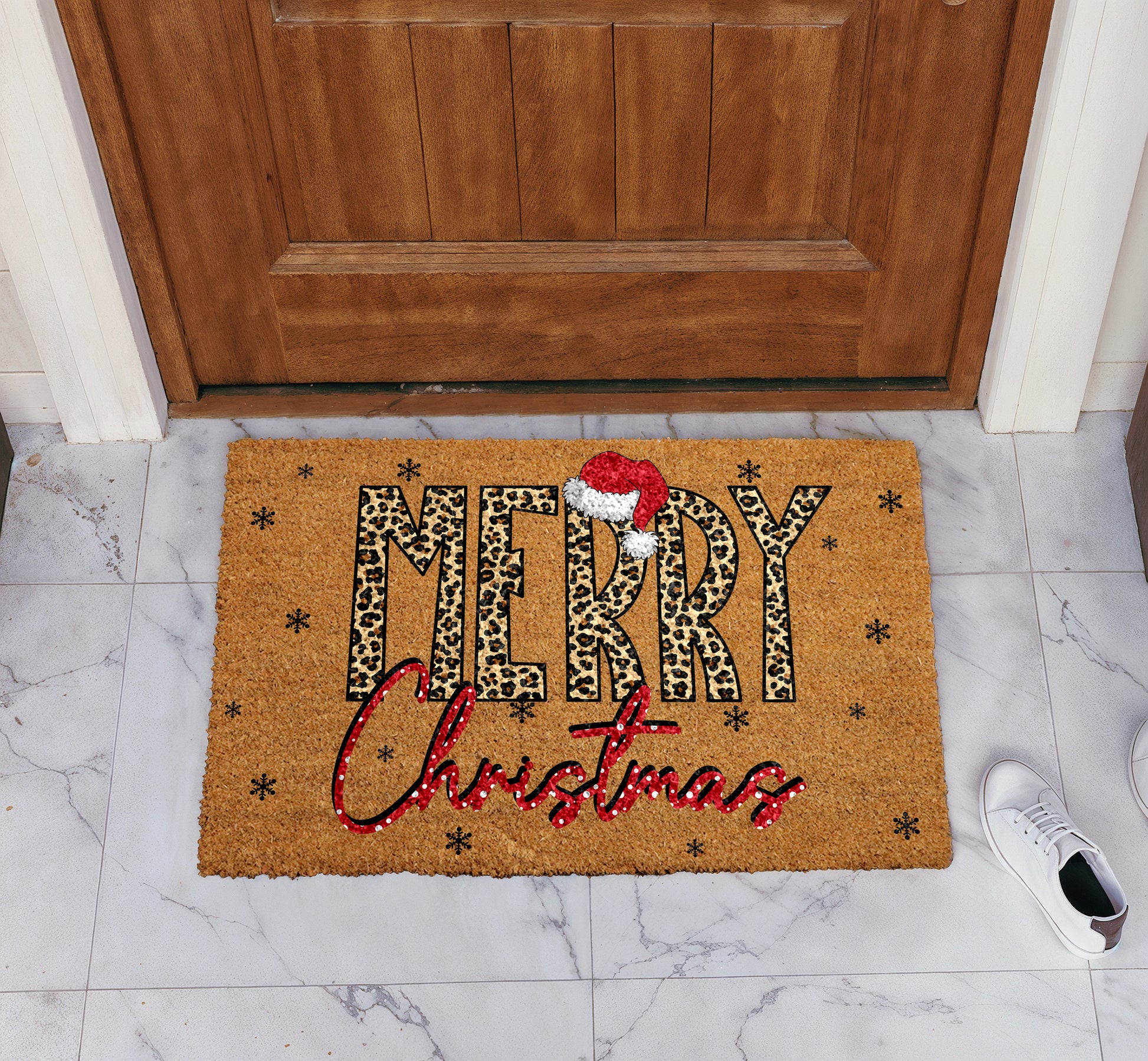 Liven Up Your Home with Festive Leopard Print Doormat
