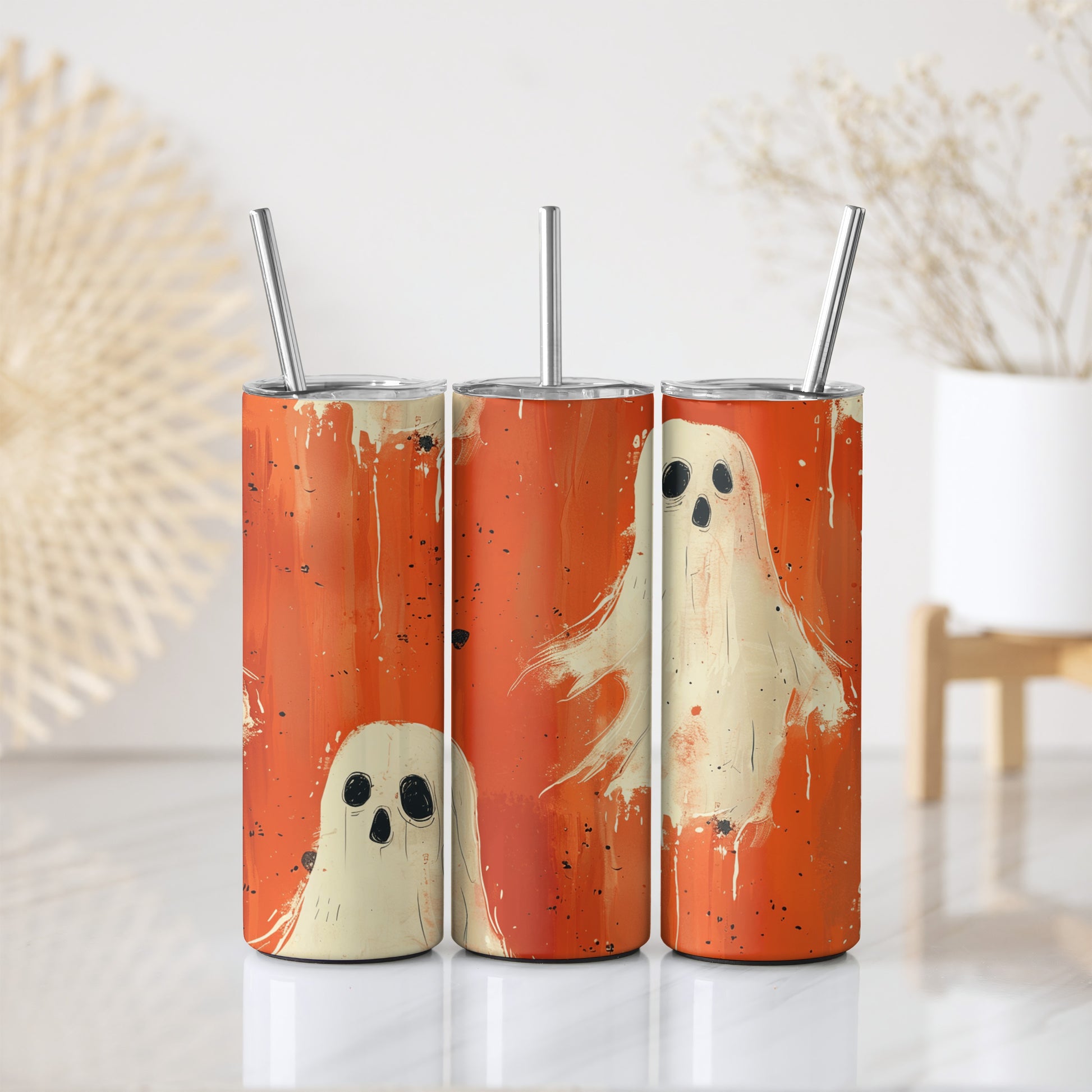 Adorable Halloween Kids Stainless Steel Tumbler, Spooky Season Gift Choice