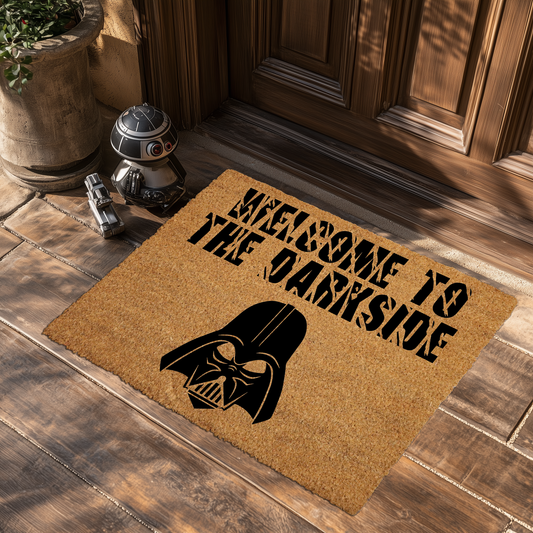 Embrace the Dark Side with our Darth Vader Doormat!