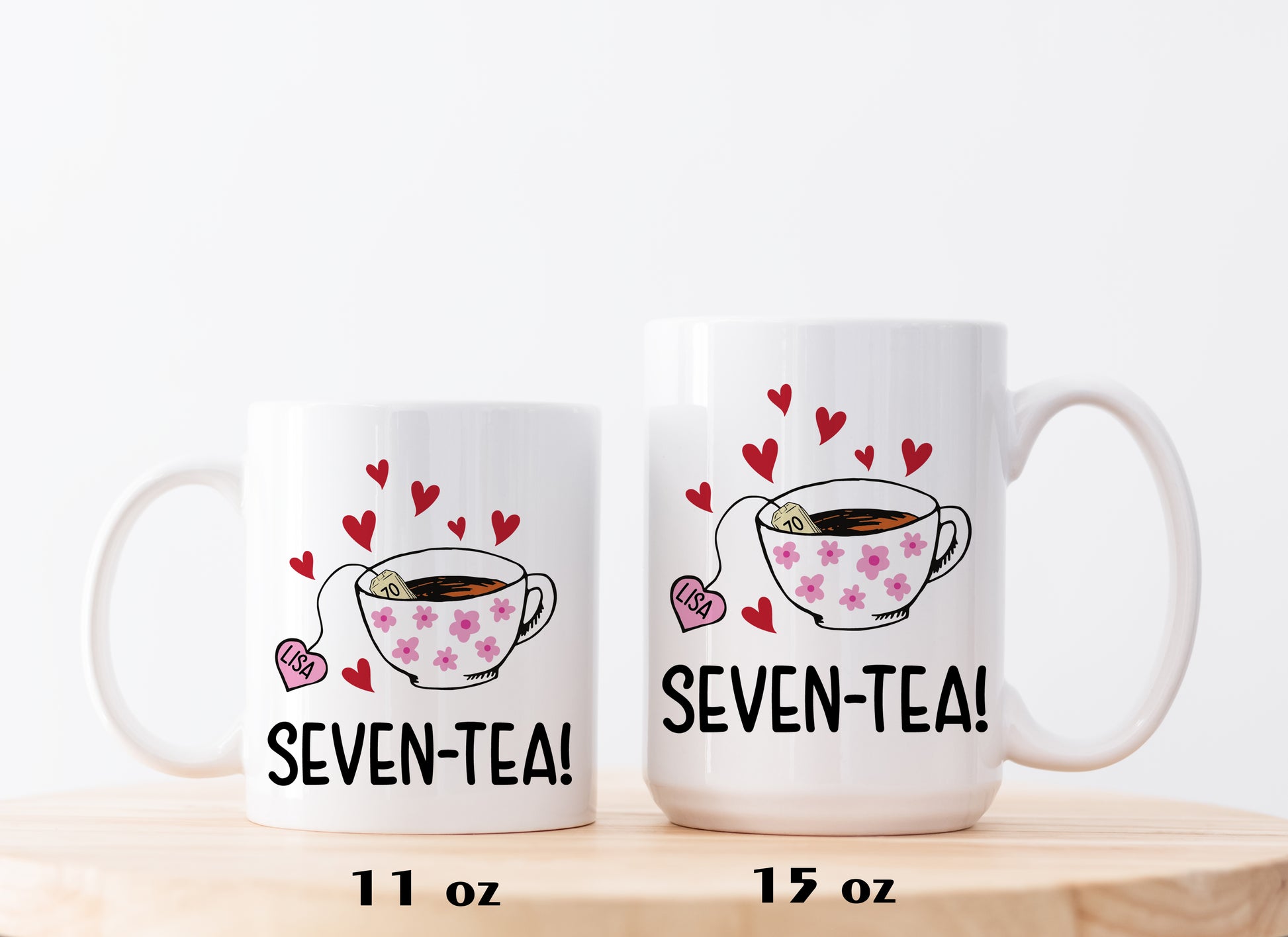 Custom Funny 70th Birthday Tea Mug for Grandma or Mom