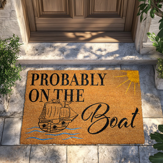 Nautical Welcome Mat: Sailor's Home Decor, Perfect Housewarming Gift!
