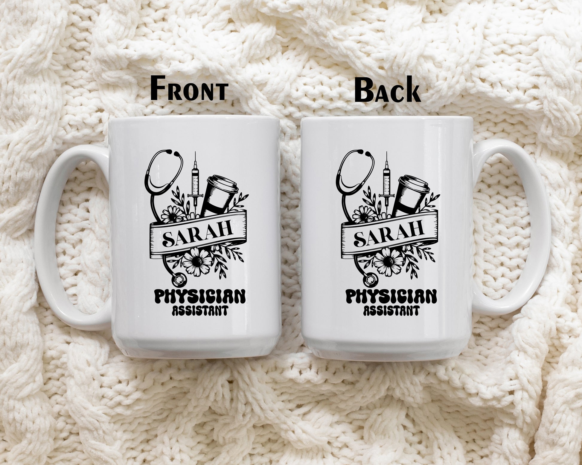 Personalize Your PA Grad Gift with Custom Ceramic Coffee Mug
