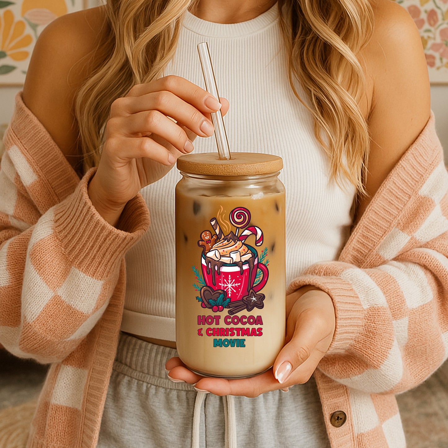 Customize Your Christmas Movie Marathon Experience with Personalizable Festive Tumbler