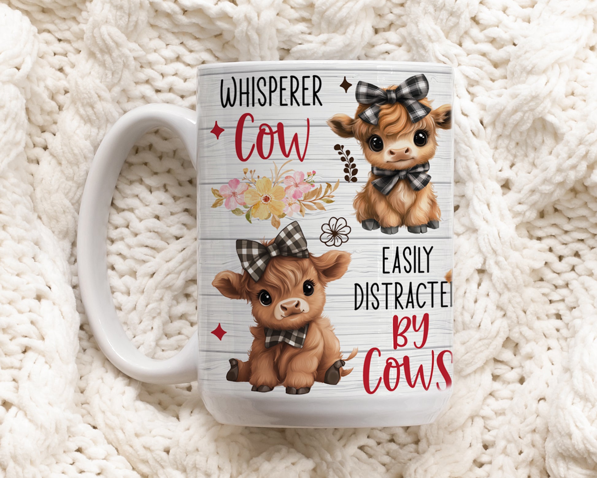 Cow Whisperer Mug, Funny Farm Life Coffee Cup for Cow Lovers