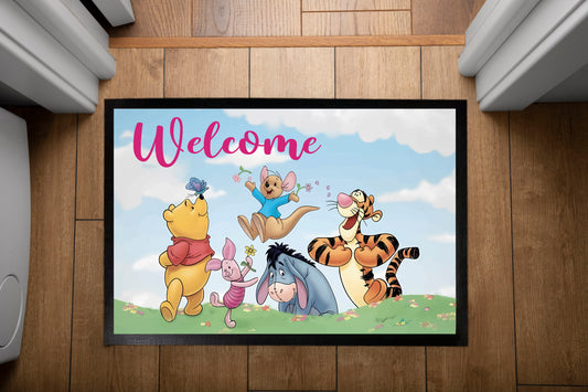 Disney's Winnie The Pooh Springtime Doormat, Cute Home Decor