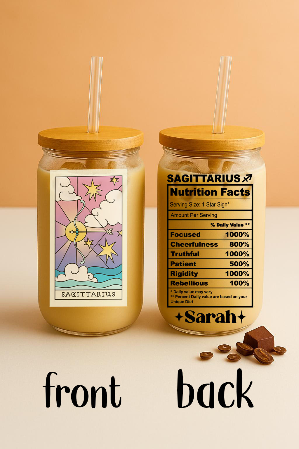 Discover Your Custom Zodiac Signs Can Glass Tumbler!