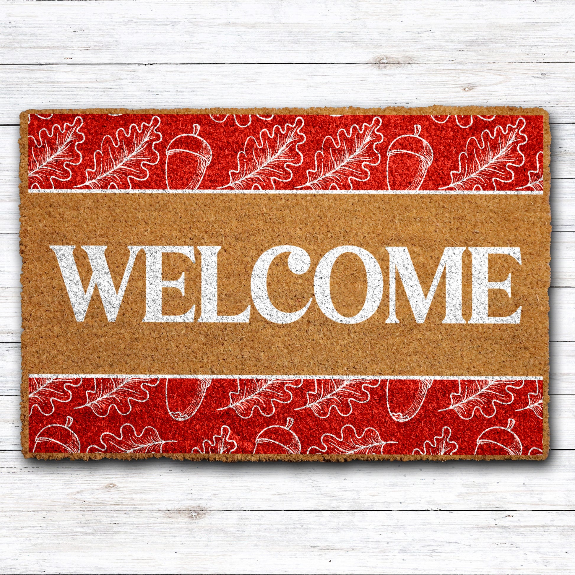 Autumn Welcome Mat, Thanksgiving Home Gift, Fall Front Porch Rug