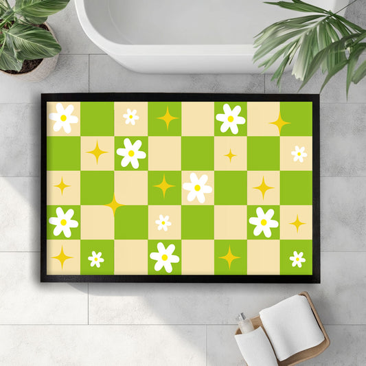 Retro Flower Power: Groovy Doormats & Boho Rugs for Home