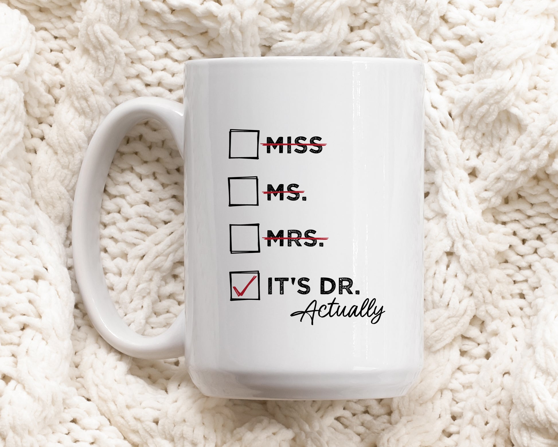 Custom Doctor Mug, Medical School Graduation Gift Coffee Cup