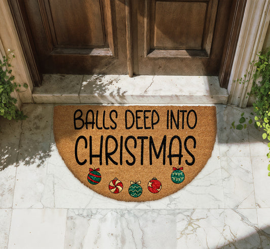 Festive Entrance Rug, Perfect Xmas Gift for Humorous Home Decor