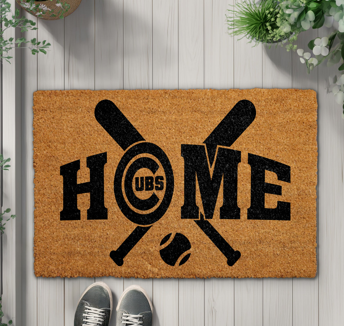 Baseball Lover's Welcome: Team Logo Inspired Front Porch Rug