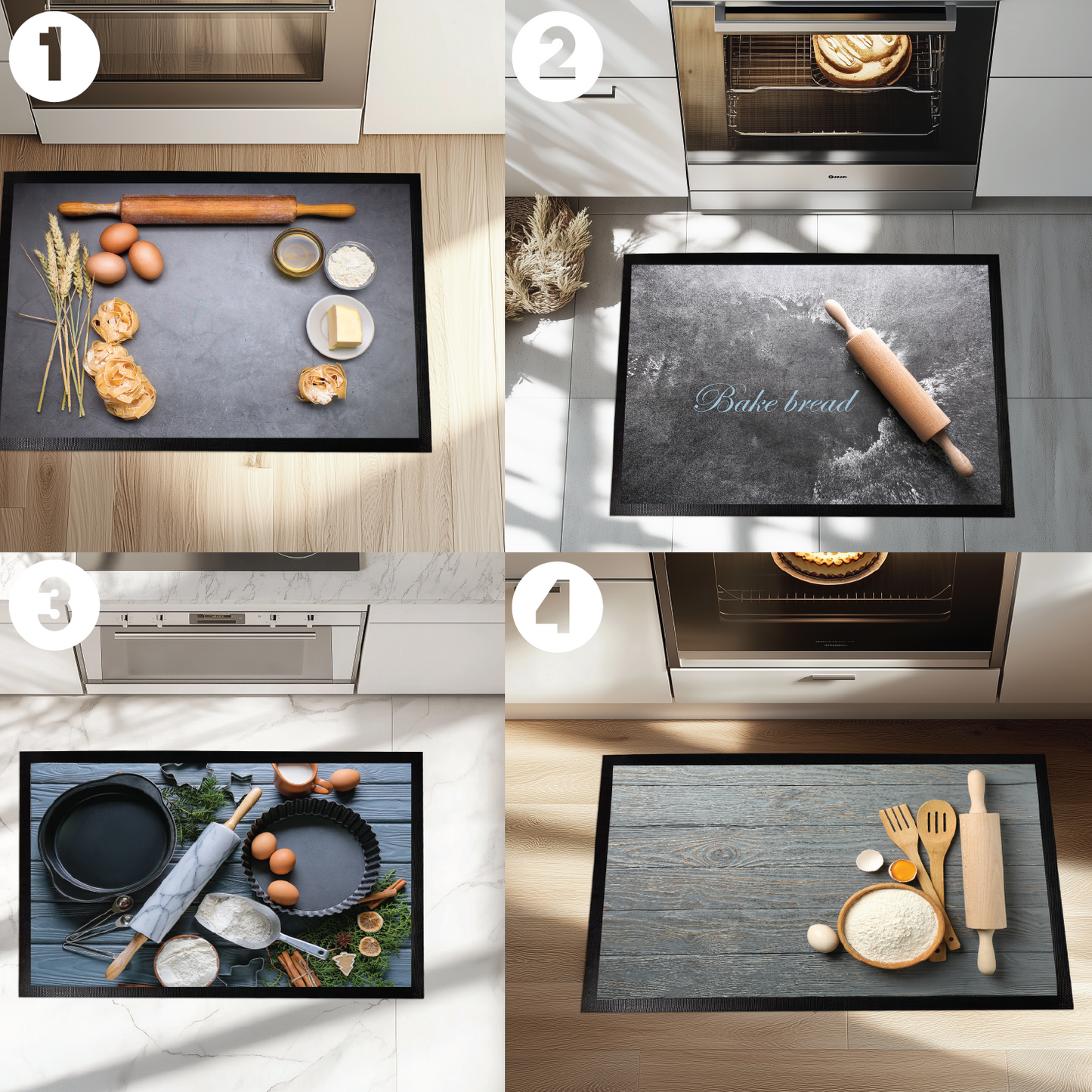 Enhance Your Kitchen with Modern, Sleek, Cozy Floor Mat