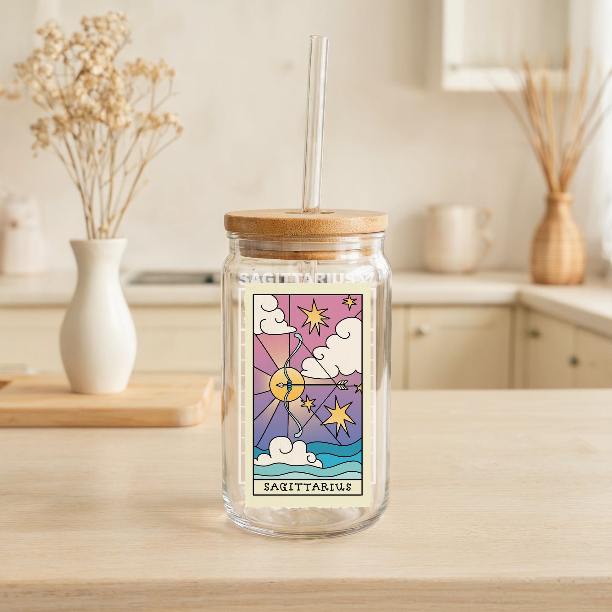 Discover Your Custom Zodiac Signs Can Glass Tumbler!