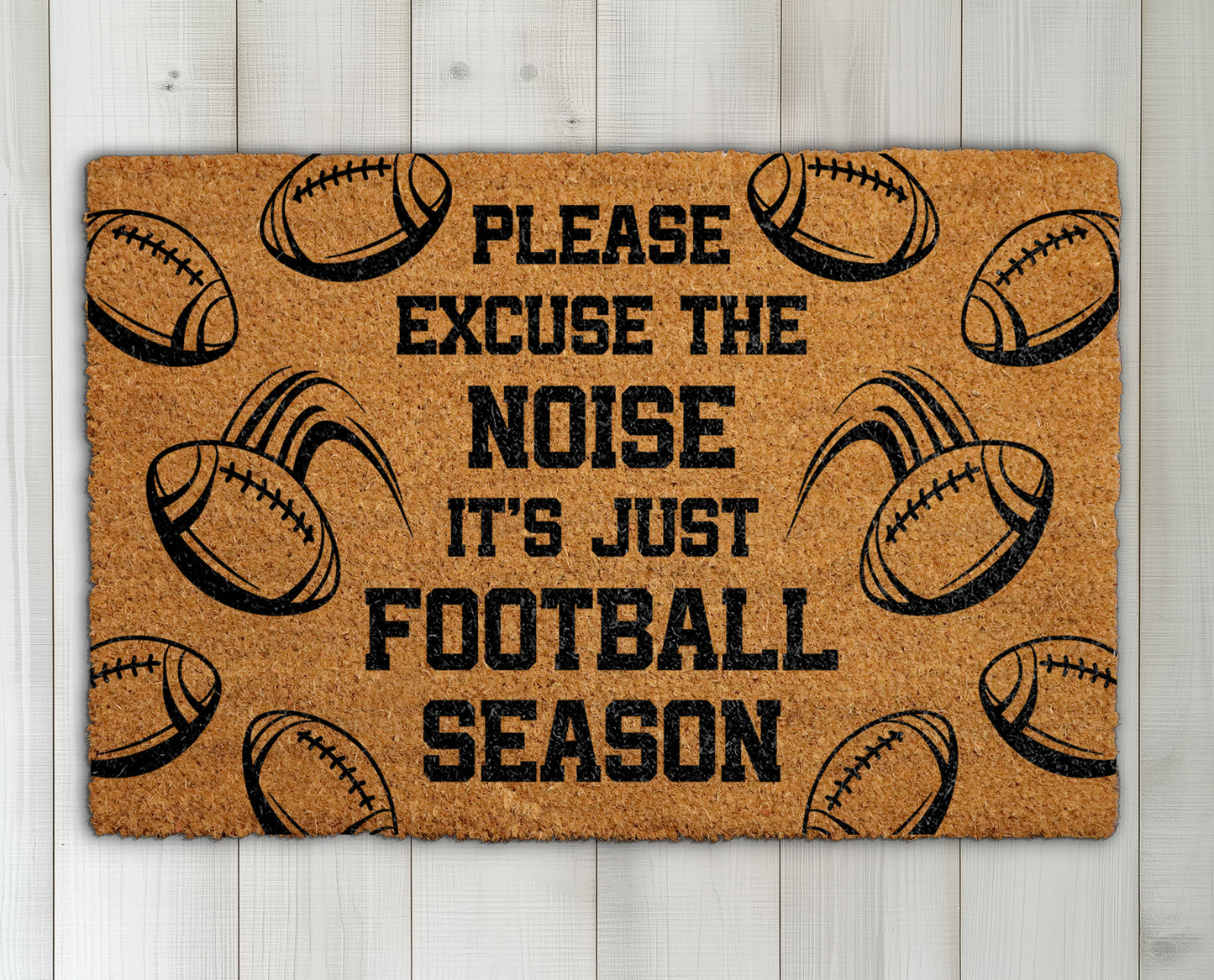 Football Season Doormat: For The Ultimate Sports Fan Home Decor