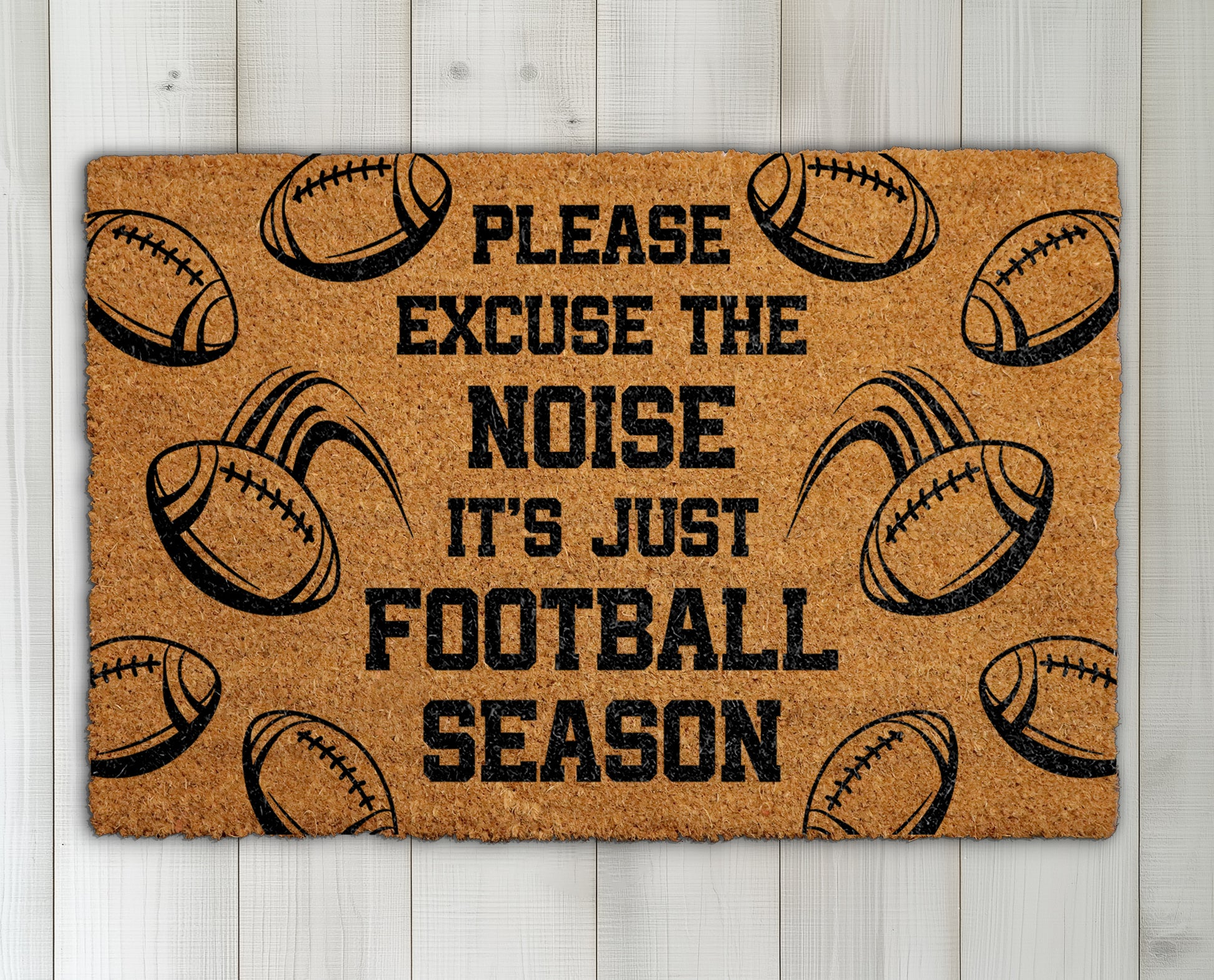 Football Season Doormat: For The Ultimate Sports Fan Home Decor