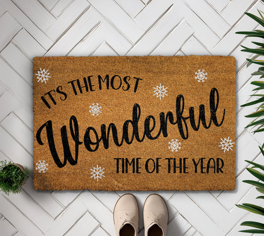 Welcome the Holidays with Festive Christmas Doormat, Perfect Gift Idea