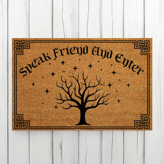Geek Friendly Movie Quote Doormat, Perfect Housewarming Gift!