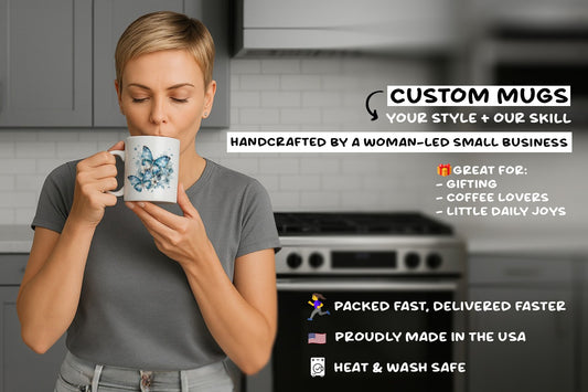 Empower Your Day With Aesthetic Wings Ceramic Cup!